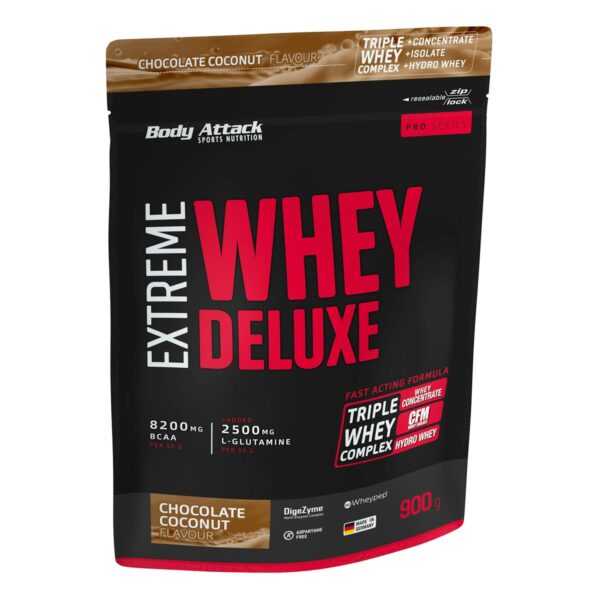 Body Attack Extreme Whey Deluxe - 900g Choco-Coconut