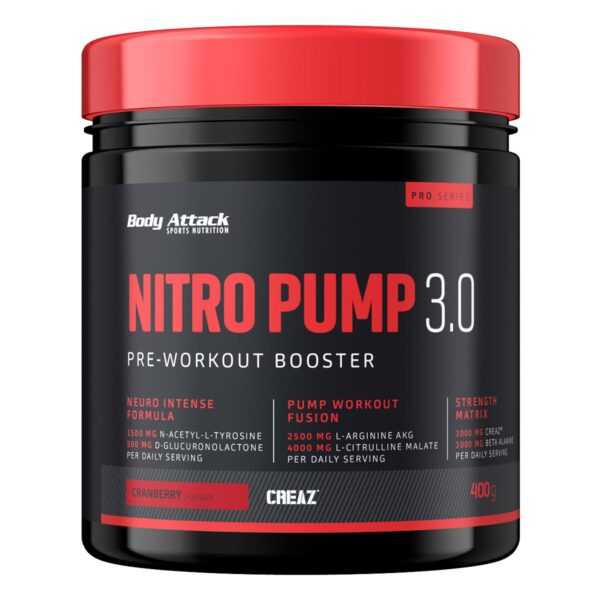 Body Attack Nitro Pump 3.0 - 400g Cranberry