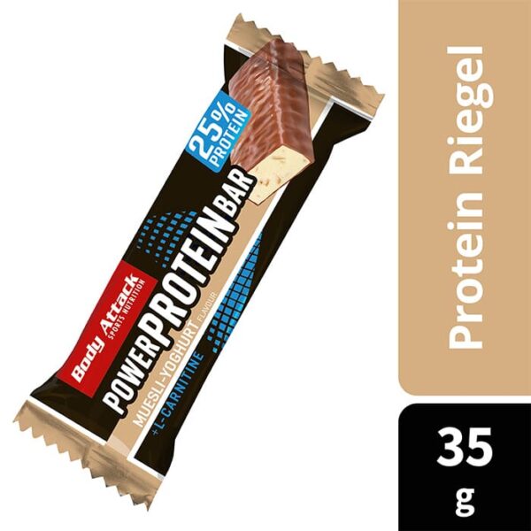 Body Attack | Power Protein Bar (24x35g) Yoghurt-Màoeosli