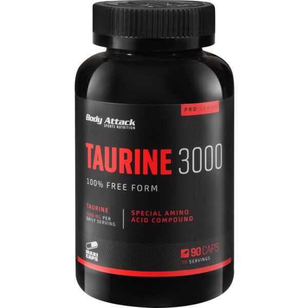 Body Attack | Taurine 3000 - 90 Kapseln