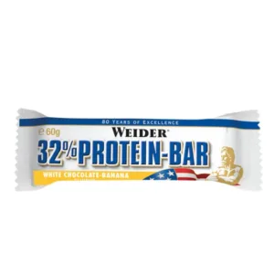 Weider | 32% Protein Bar (24x60g) Weisse Schokolade Banane