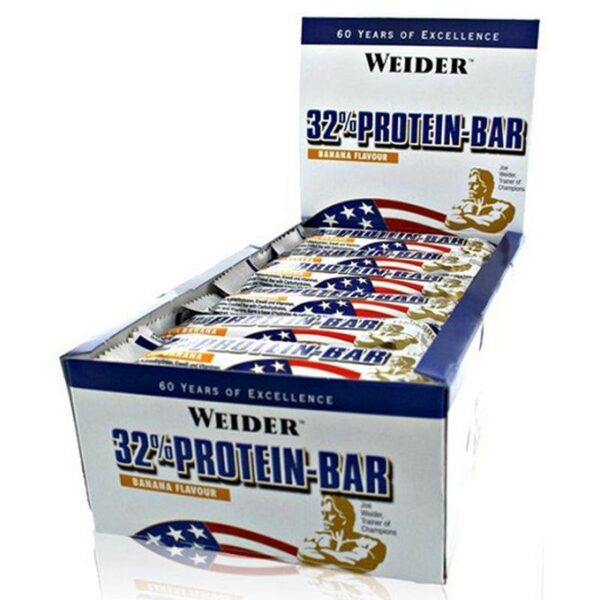 Weider | 32% Protein Bar (24x60g) Haselnuss