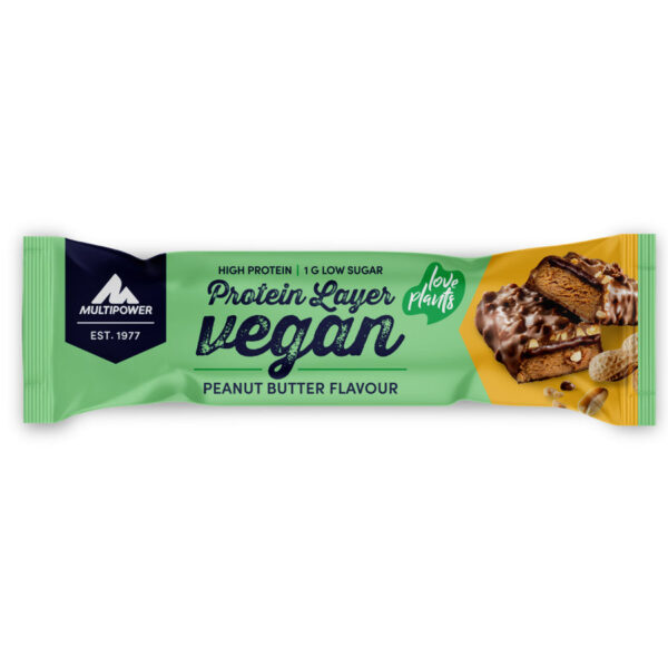 Multipower | Vegan Protein Layer Bar (15x55g) Peanut Butter