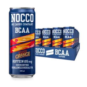 Nocco | BCAA Drink - 24x330ml (inkl. 6aeoe?á Ãà Pfand) Blood Orange Del Sol