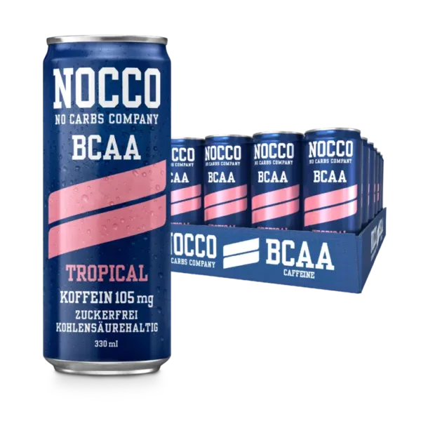 Nocco | BCAA Drink - 24x330ml (inkl. 6aeoe?á Ãà Pfand) Tropical