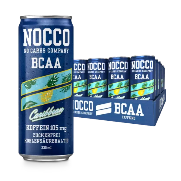 Nocco | BCAA Drink - 24x330ml (inkl. 6aeoe?á Ãà Pfand) Caribbean