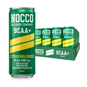 Nocco | BCAA Drink - 24x330ml (inkl. 6aeoe?á Ãà Pfand) Citrus/Elderflower