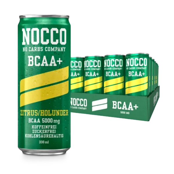 Nocco | BCAA Drink - 24x330ml (inkl. 6aeoe?á Ãà Pfand) Citrus/Elderflower