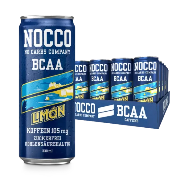 Nocco | BCAA Drink - 24x330ml (inkl. 6aeoe?á Ãà Pfand) Limon del Sol