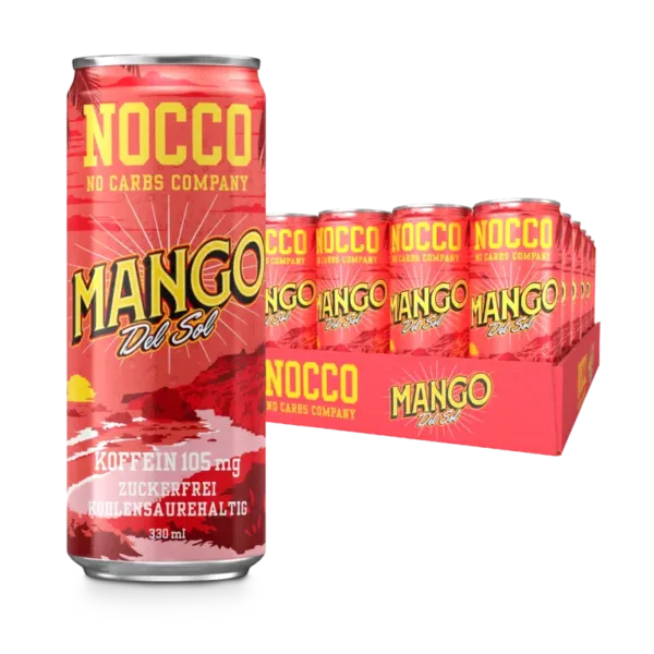 Nocco | BCAA Drink - 24x330ml (inkl. 6aeoe?á Ãà Pfand) Mango del Sol