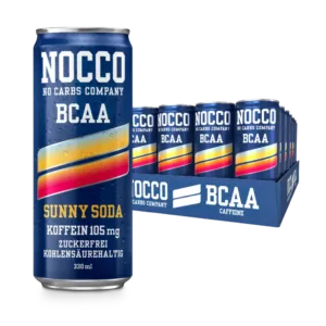 Nocco | BCAA Drink - 24x330ml (inkl. 6aeoe?á Ãà Pfand) Sunny Soda