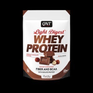 QNT | Light Digest Whey Protein - 500g Schoko Haselnuss