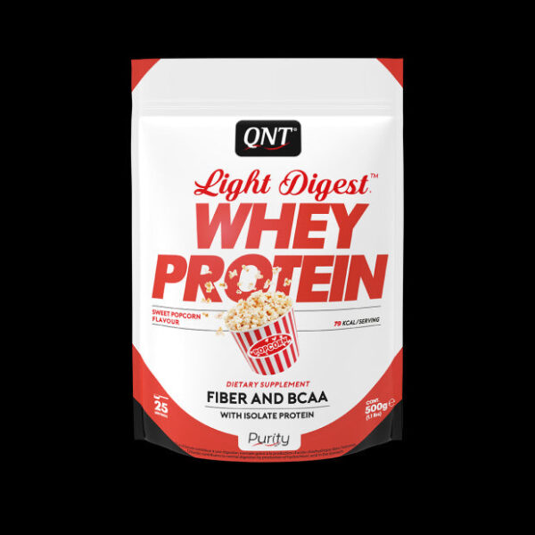 QNT | Light Digest Whey Protein - 500g Sweet Popcorn