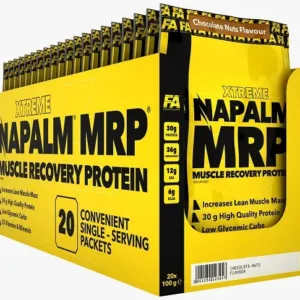 FA Nutrition - Napalm MRP 20 x 100g Single Serving Packets Vanilla