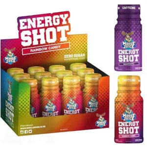 Muscle Moose Energy Shot (12x60ml) Rainbow Candy