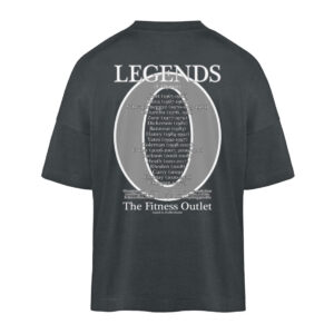 Legends Shirt Schwarz | Blaster Oversized Shirt ST/ST - the-fitness-outlet.de India Ink Grey / XXL