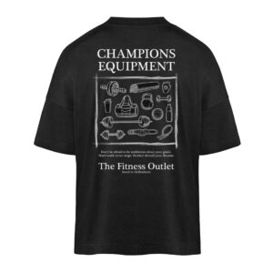 Champions Equipment Schwarz | Blaster Oversized Shirt ST/ST - the-fitness-outlet.de XS