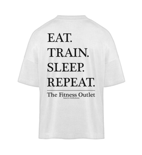 EAT. TRAIN. SLEEP. REPEAT - Oversize T-Shirt Fitness | Blaster Oversized Shirt ST/ST - the-fitness-outlet.de XXL