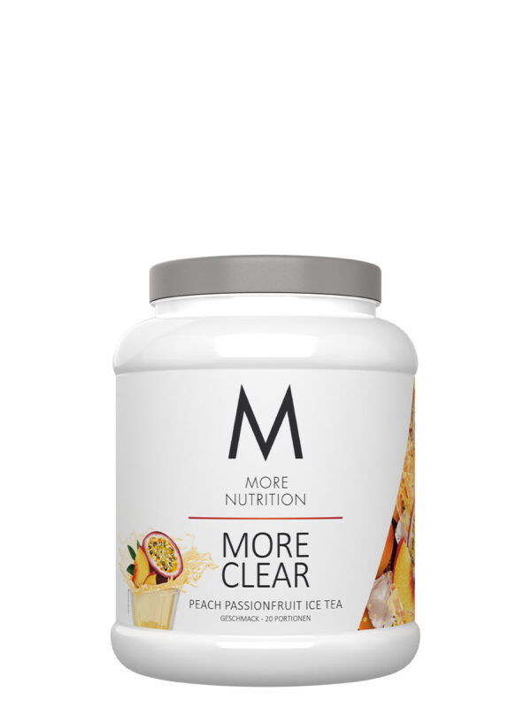 More Nutrition | MORE CLEAR - 600g Peach Passionsfrucht Ice Tea