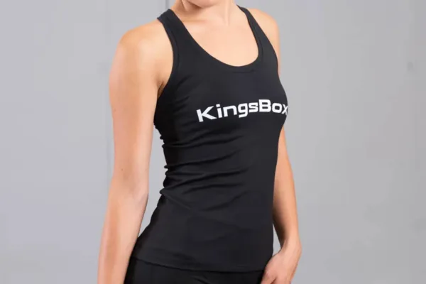 Kingsbox | Womens Classic Racerback Top Schwarz / XL