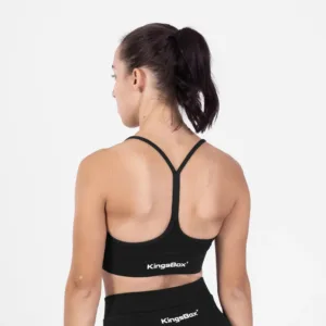 Kingsbox | Double Strappy Bra Schwarz / S