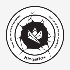 Kingsbox | Wall Ball Target Aufkleber Wei?ue - Riss