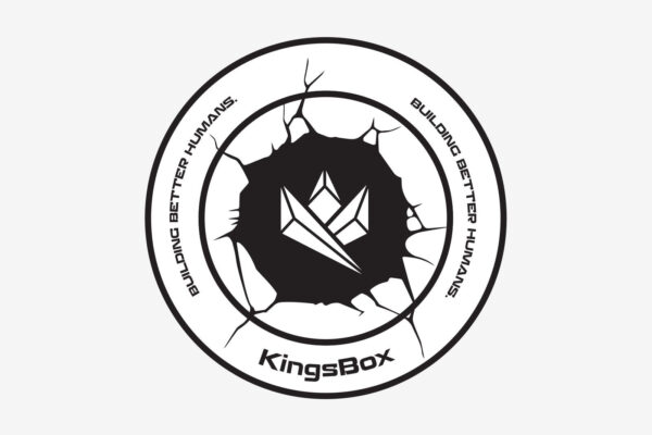 Kingsbox | Wall Ball Target Aufkleber Wei?ue - Riss